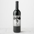 Recherche de serpent bouteilles vin étiquettes Dragon