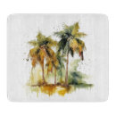 Recherche de palmier tropical planches à découper Exotique