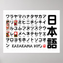 Recherche de alphabet japonais posters Katakana