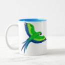 Recherche de perroquet vert tasses Oiseaux tropicaux