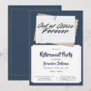 Recherche de fête au bureau invitations Typographie