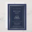 Recherche de blue and silver invitations Élégant