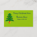 Recherche de arbre de noël cartes visite Vert