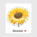 Recherche de fleurs jaunes autocollants Merci