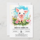 Recherche de porcelet invitations D'anniversaire de porc