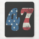Recherche de drapeau américain vintage tapis souris Politique