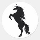 Recherche de silhouette licorne autocollants Magique