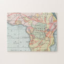Recherche de cartes antiques puzzles L'afrique
