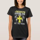 Recherche de artiste de tatouage tshirts Jésus