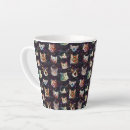 Recherche de tête de chat tasses Drôle