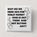 Zoek naar reclame buttons Grappig