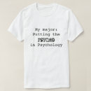 Recherche de psychopathe tshirts Psychologie