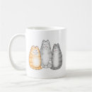 Recherche de chats mignons de bande dessinée tasses Chatons