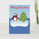 Recherche de pingouin noël cartes Arbre de noël