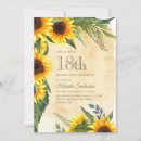Recherche de 18ème pour elle anniversaire invitations Rustique