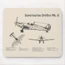 Recherche de spitfire tapis souris Avion