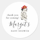 Recherche de petit pompier autocollants Baby shower pompier