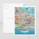 Recherche de positano italie cartes postales Vintage