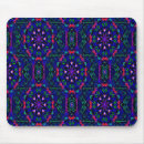 Recherche de coeur fleur tapis souris Bleu