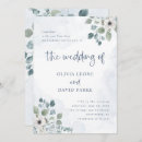 Recherche de floral bleu mariage invitations Rustique