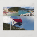 Recherche de drapeau des caraïbes cartes postales Île