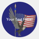 Recherche de bald eagle autocollants Drapeau