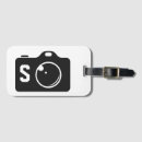Recherche de appareil photo bagages étiquettes Blanc