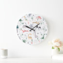 Recherche de motif dinosaure horloges Mignonette