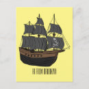 Recherche de bateau de pirates cartes postales Pour tous