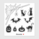 Recherche de chat noir de halloween électronique Pour enfants