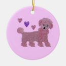 Recherche de caniche rose ornements Chien