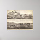 Zoek naar vier canvas prints Lithografie
