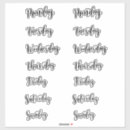 Recherche de jeudi autocollants Lundi