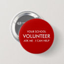 Zoek naar school buttons Vrijwilliger