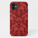 Recherche de damassé rouge iphone coques Baroque
