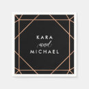 Zoek naar geometrisch goud servetten Minimaal