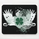 Recherche de trèfle irlandais tapis souris Jour de st patrick