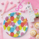 Recherche de motif coloré assiettes en papier Toute personne