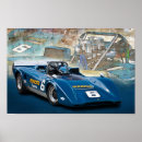 Zoek naar auto race posters Blauw