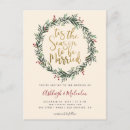 Recherche de tis the season invitations Festif