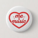 Recherche de amour de musique badges Cœur