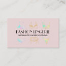 Recherche de sous vêtements cartes visite Boutique