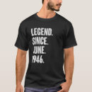 Recherche de légende depuis 1946 tshirts 76e