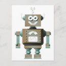Zoek naar retro robot briefkaarten Vintage