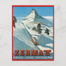 Recherche de zermatt suisse cartes postales Hiver