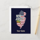 Recherche de drapeau du new jersey cartes postales Usa