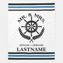 Zoek naar ons marine dekens Monogrammen