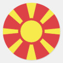 Recherche de drapeau macédoine autocollants Macédoine du nord