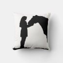 Recherche de fille de cheval coussins Amour