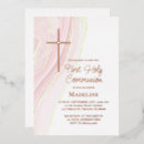 Recherche de rose petite communion invitations Catholique